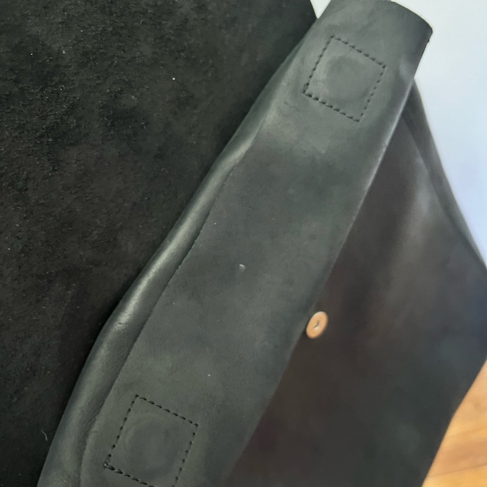 Black Leather Backpack With Studs - image 3